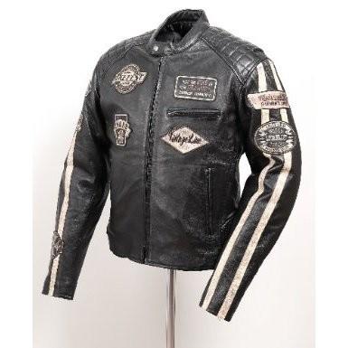 18WJ-1 ワックスレザージャケット ブラック XLサイズ DEGNER