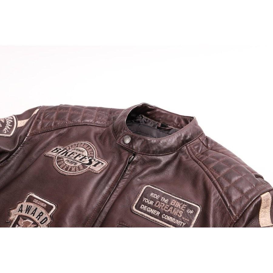 ダークブラウン レザージャケット R.NEWBOLD アールニューボールド レザー ジャケット ダーク