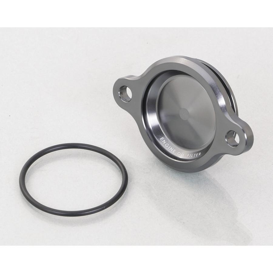 オイルフィルターカバー ホンダタイプ1 ガンメタリック Kitaco キタコ Grom グロム Jc92 K13 390 バイク メンテ館2号店 通販 Yahoo ショッピング