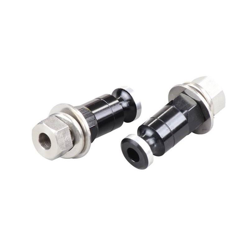 アルミウインカーステー 2本入・M10×20mmボルト付 ブラック POSH