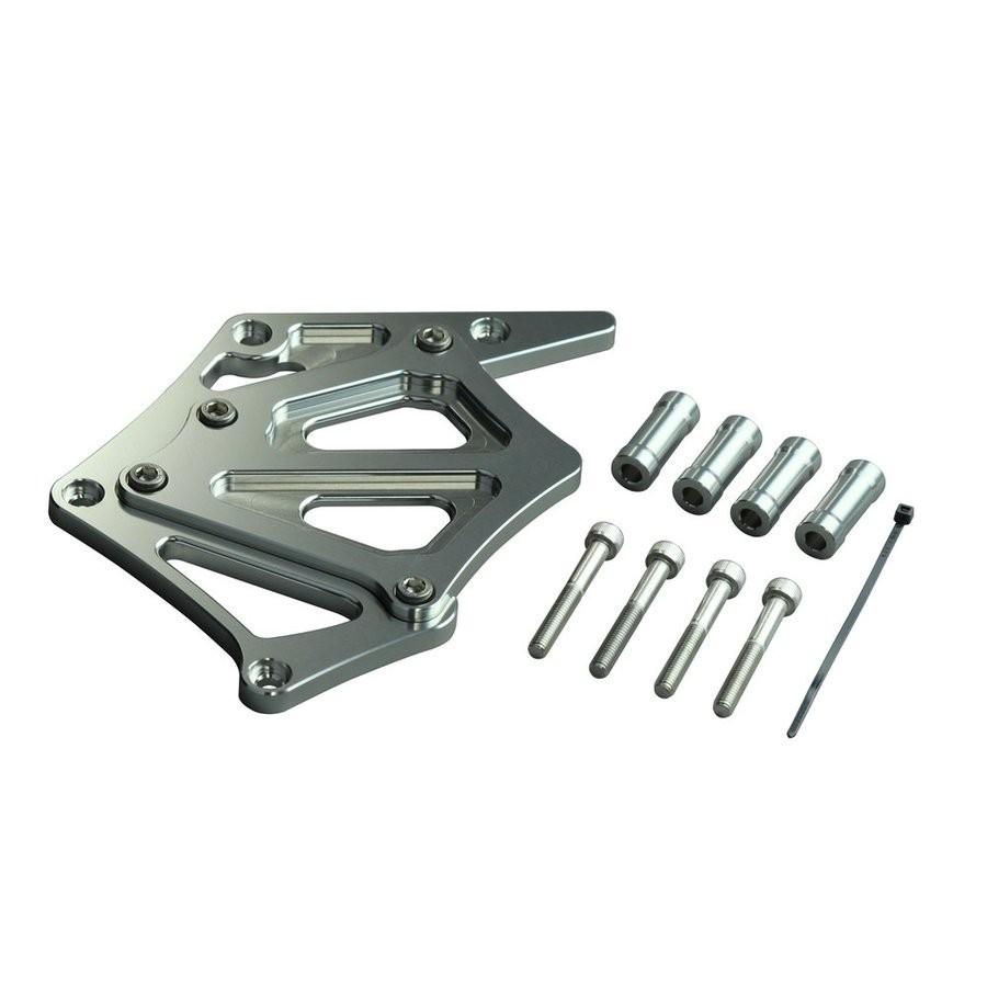 CB400SF V-TEC/2/3（99〜16年） スプロケットカバー シルバー POSH