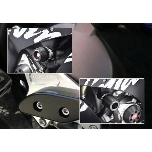 ZX-10R（16年/19年） レーシングスライダー（フレーム左右/スターターA左）ロゴ無 ジュラコン(R)/ブラック AGRAS（アグラス）