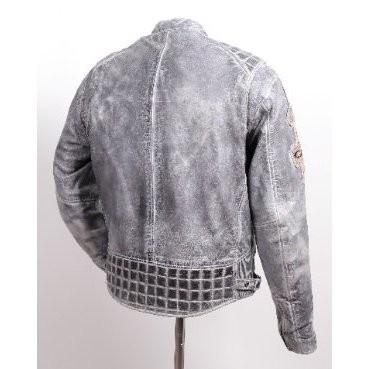 18WJ-1 ワックスレザージャケット ダークグレー Mサイズ DEGNER