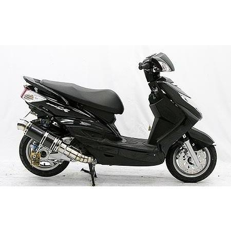 シグナスX（2型）SE44J（28S） プレミアムマフラー ブラックカーボン