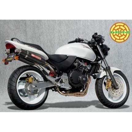 SPEC-A ステンレスマフラー4-1-2 カーボンサイレンサー YAMAMOTO RACING（ヤマモトレーシング） ホーネット250（HORNET）の画像