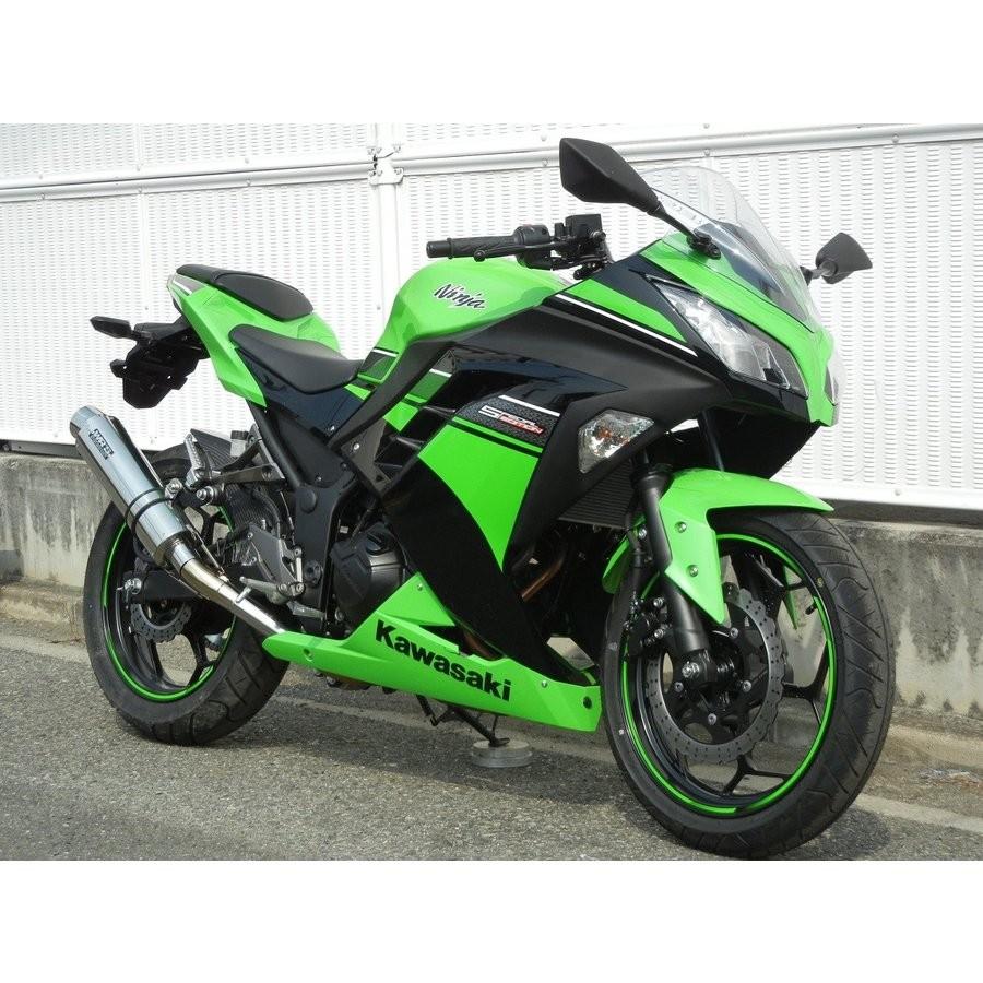 Ninja250/ABS（JBK-EX250L） ラウンドタイプ スリップオンマフラー