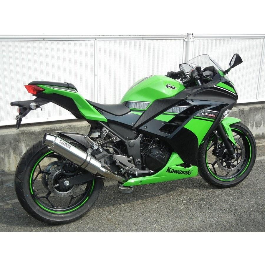 Ninja250/ABS（JBK-EX250L） ラウンドタイプ スリップオンマフラー