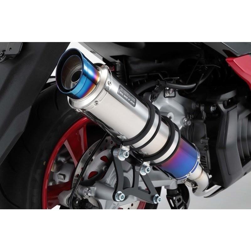 BEAMS R-EVO2ヒートチタンマフラー マジェスティs SG52 政府認証 マジェスティS（2BK-SG52J）18年 R-EVO2 マフラー ヒートチタン