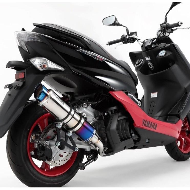BEAMS R-EVO2ヒートチタンマフラー マジェスティs SG52 政府認証 マジェスティS（2BK-SG52J）18年 R-EVO2 マフラー ヒートチタン