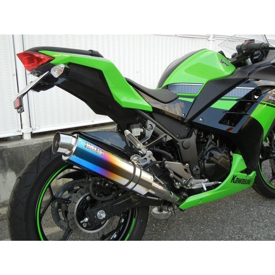 ベリー Ninja250/ABS（JBK-EX250L） ラウンドタイプ スリップオンマフラー