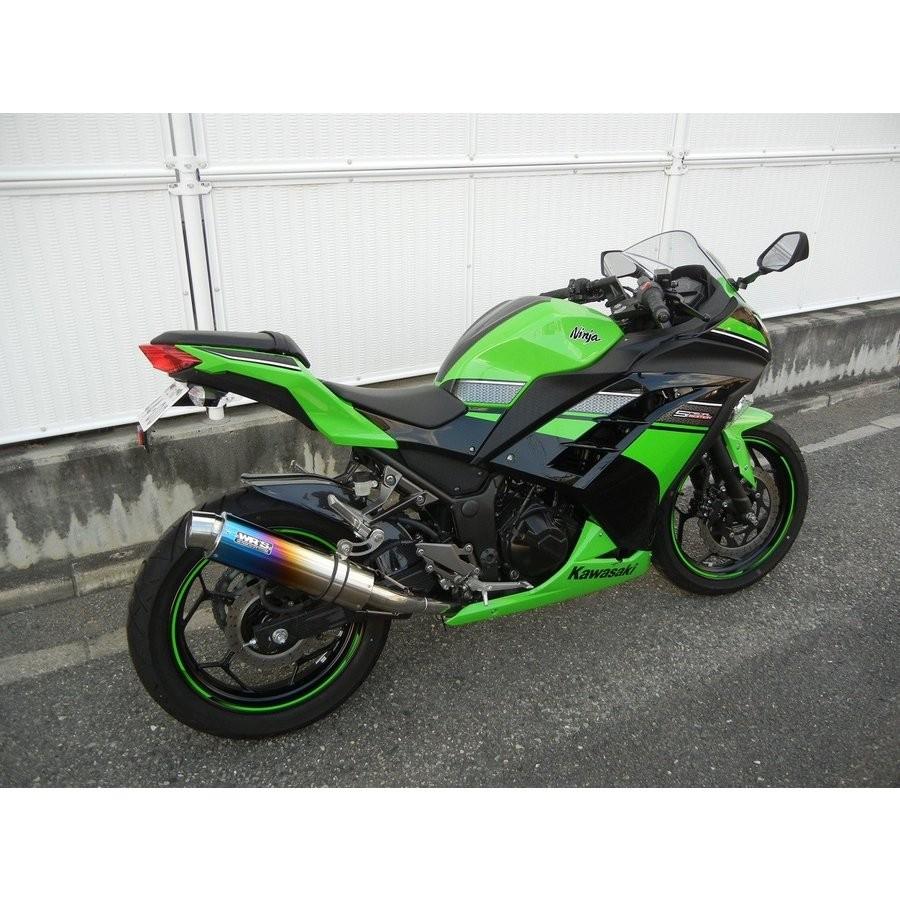 Ninja250/ABS（JBK-EX250L） ラウンドタイプ スリップオンマフラー