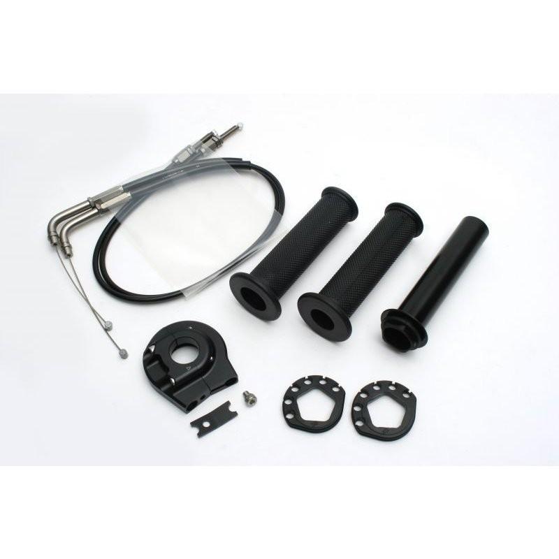 ハイスロットルキット （EVO2） 黒いこと 巻取φ38/40 ACTIVE（活動的） CBR600RR/（ABS）05〜13年 バイク-車、バイク、自転車-ハンドル