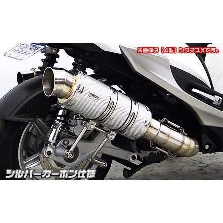 プレミアムマフラー シルバーカーボン仕様 ウイルズウィン（WirusWin） シグナスX（CYGNUS-X）5型