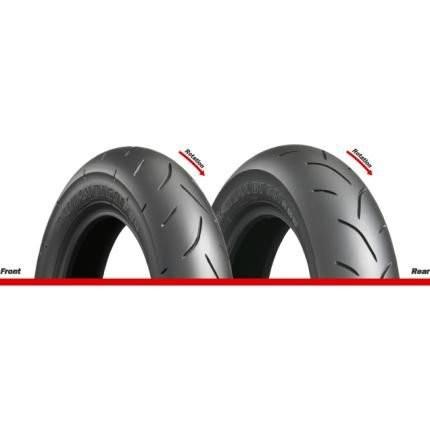【新品未使用】ブリヂストンBT601SS フロント　100/90-12 ブリヂストン BATTLAX BT-601SS 100/90-12 (バイク用タイヤ
