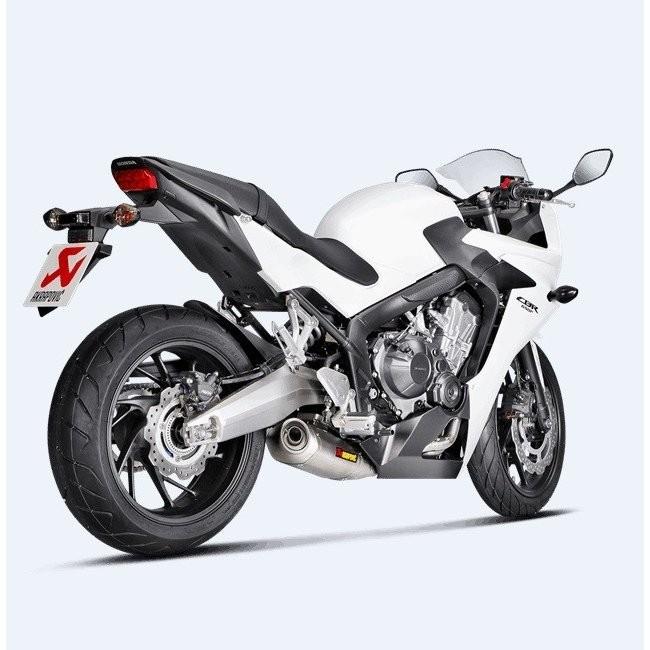 CB650F（14年） レーシングライン チタン AKRAPOVIC（アクラポヴィッチ） スリップオンマフラー-マフラー