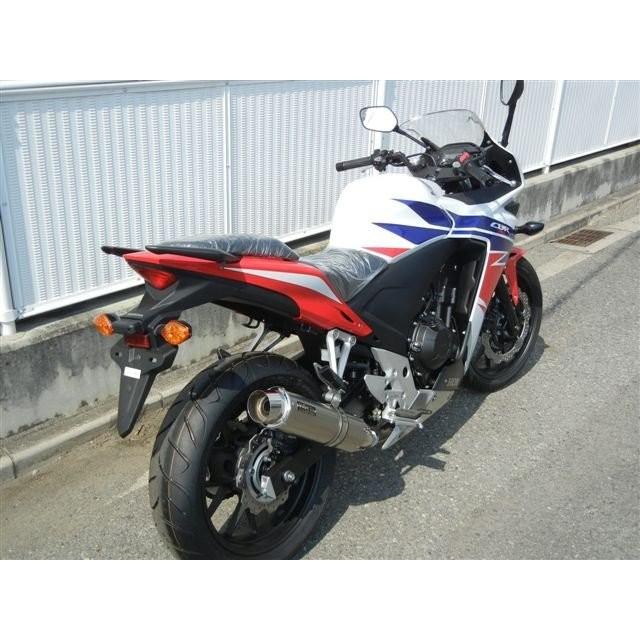 CBR400R（EBL-NC47） ステンレスリヤエキゾーストマフラー チタン