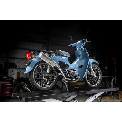 SUS UP TYPE-SA アルミプレスサイレンサーマフラー YAMAMOTO RACING（ヤマモトレーシング） スーパーカブ110（JA44）の画像