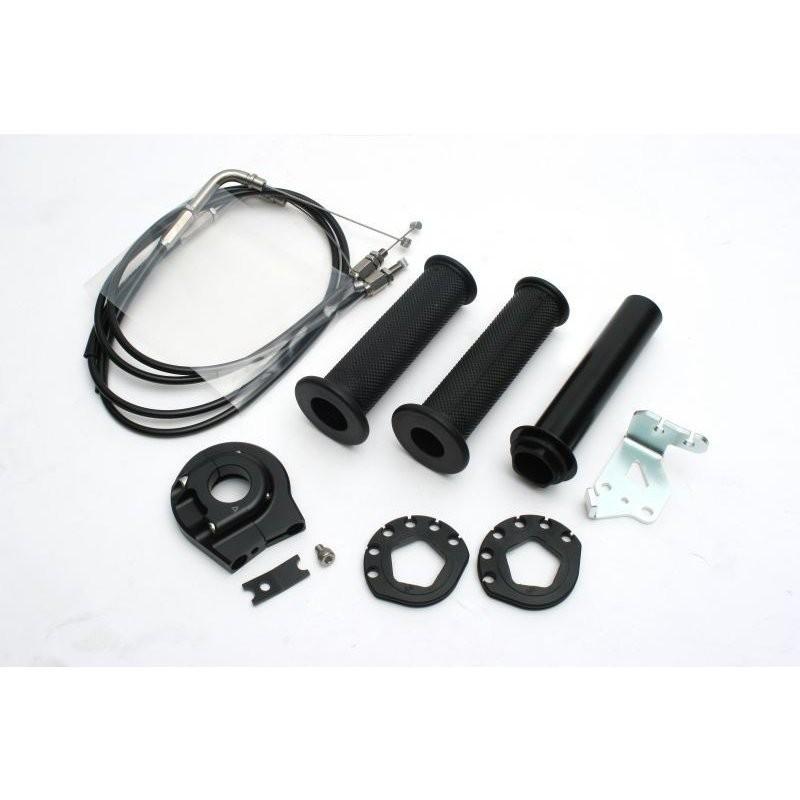 ハイスロットルキット （EVO2） 黒いこと 巻取φ44/46 ACTIVE（活動的） YZF-R25/（ABS）15年〜17年 車、バイク、自転車-ハイスロットルキット-ハンドル