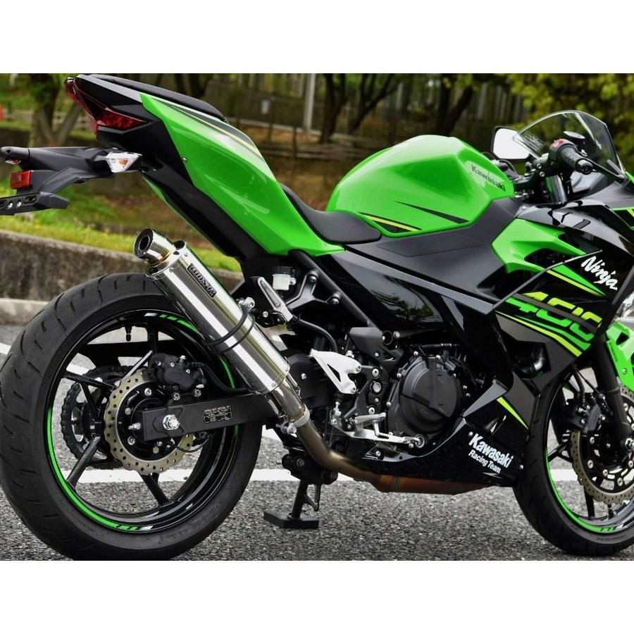 BMS-R ステンレスマフラー　ninja400 2018〜 Ninja400（ニンジャ400）18年 R-EVO スリップオンマフラー ステンレス