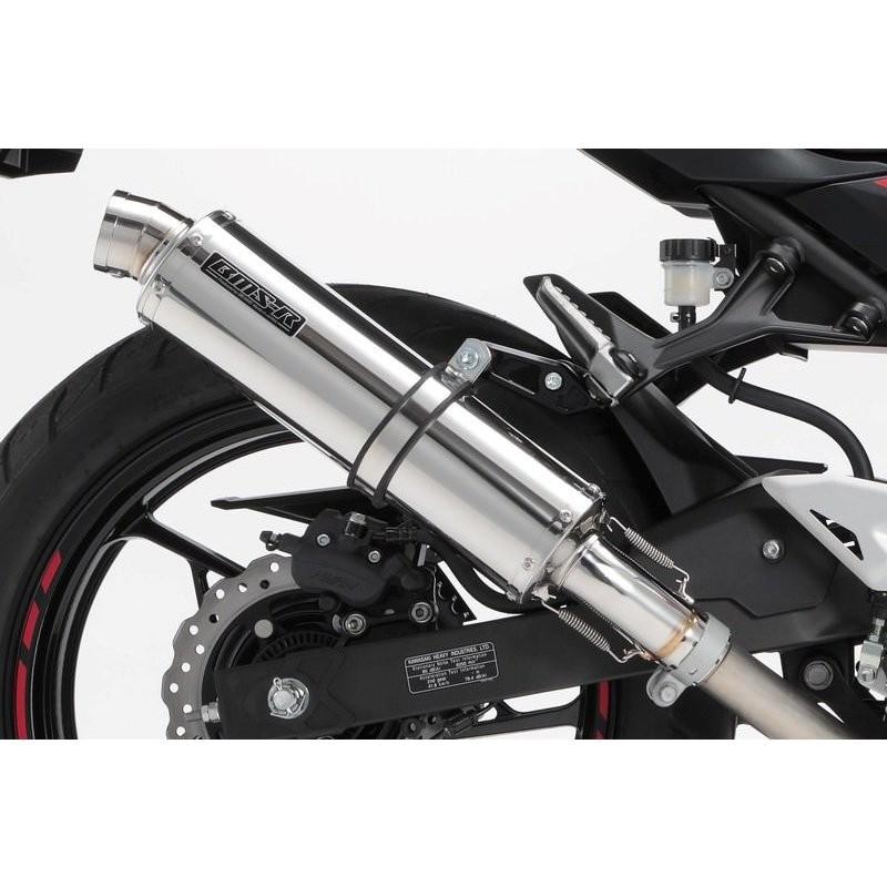 BMS-R ステンレスマフラー　ninja400 2018〜 Ninja400（ニンジャ400）18年 R-EVO スリップオンマフラー ステンレス