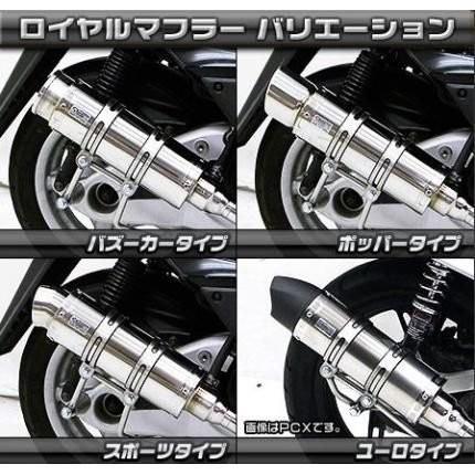 シグナスX（1型）国内SE12J ロイヤルマフラー ユーロタイプ チタン仕様 