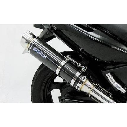 TMAX（SJ02） ダイナミックマフラー ポッパータイプ ブラックカーボン