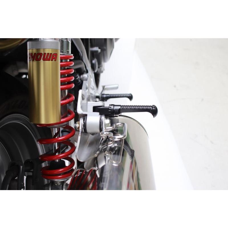 ステップバー (タンデム側) ブラック SUZUKI系 ACTIVE（アクティブ）