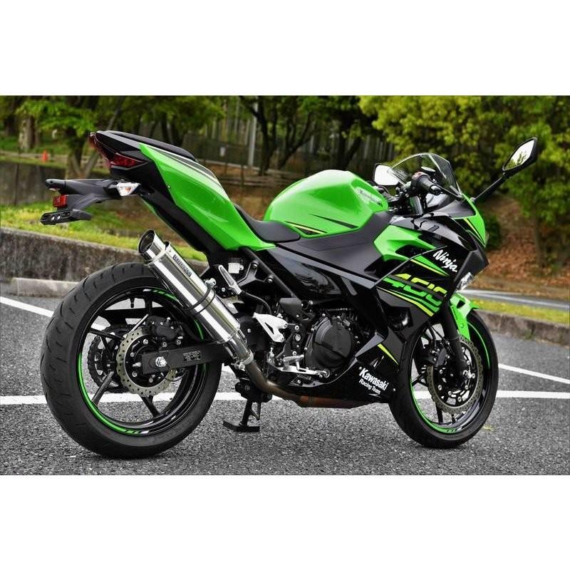 Ninja400（ニンジャ400）18年 R-EVO2 スリップオンマフラー ステンレス