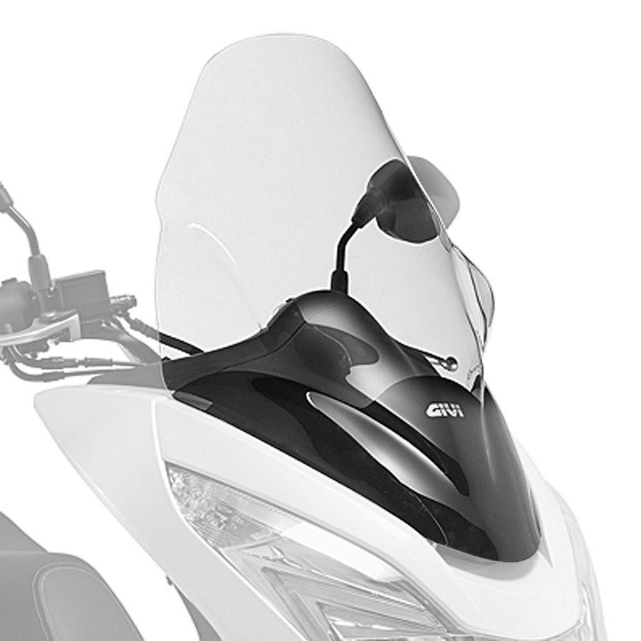 GIVI ハイスクリーン　ジビ　pcx jf56 ホンダ PCX125 JF56（14〜17年） スクリーン D1136ST GIVI（ジビ） : バイク