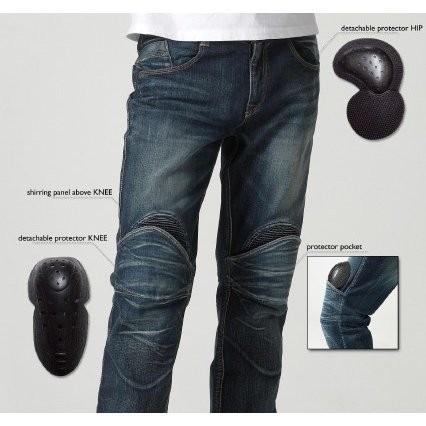 UB0003 モトパンツ ショベル メンズジーンズ ブルーデニム 36インチ uglyBROS（アグリブロス）