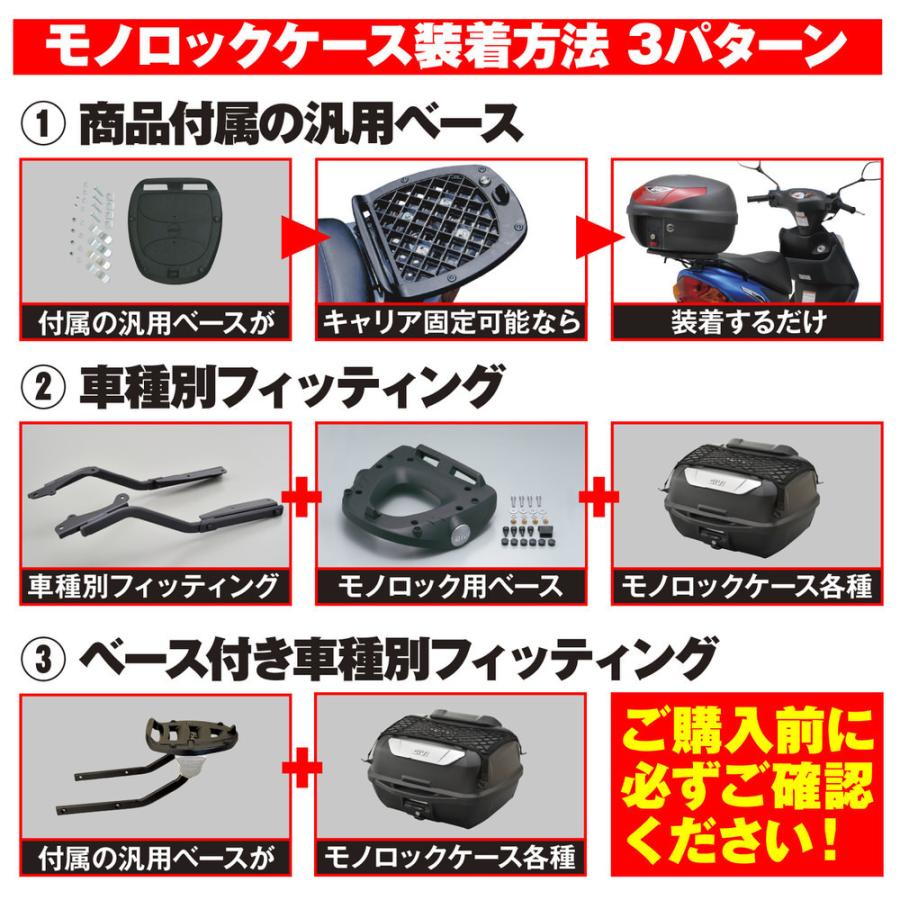 B42NB ANTARTICA モノロックケース 42L 未塗装ブラック ブラックパネル GIVI（ジビ）_5