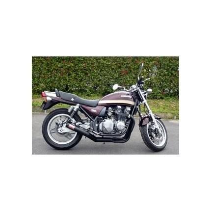 ゼファー750（ZEPHYR） ワンピースマフラー ブラック MORIWAKI