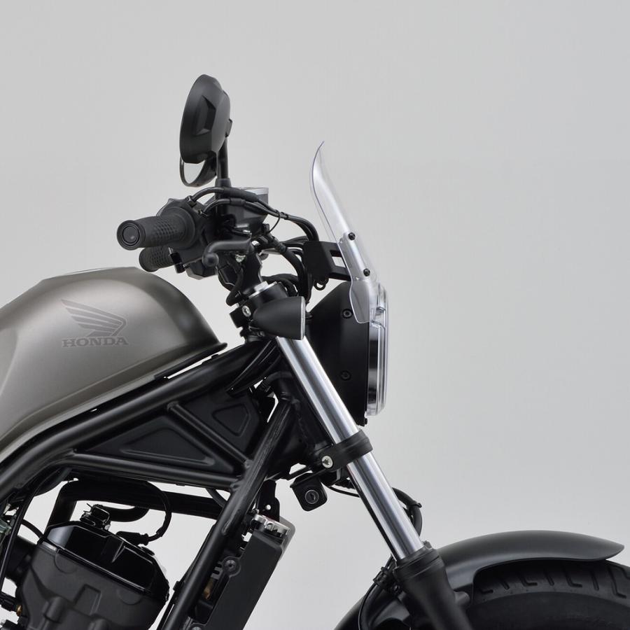 レブル250（Rebel250）20年 エアロバイザー クリアー DAYTONA