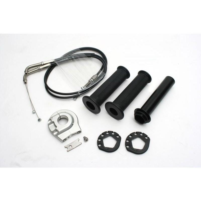 ハイスロットルキット （EVO2） しろがね色 巻取φ40/42 ACTIVE（活動的） NINJA（ニンジャ）250R（08〜12年） ハイスロットルキット-バイク