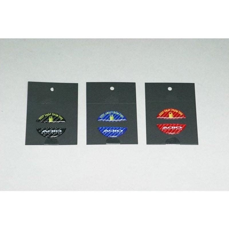 PCX125（JF28・JF56） フューエルキャップエンブレム ブルー ADIO