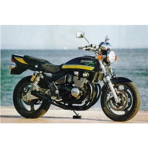 Mテック中京Zephyr X用マフラー ゼファーχ（ZEPHYR） NEW直管マフラー ブラック エムテック中京（M-TEC