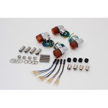 ZRX400II（04年〜） スーパーバイクミニタイプウインカーセット メッキ