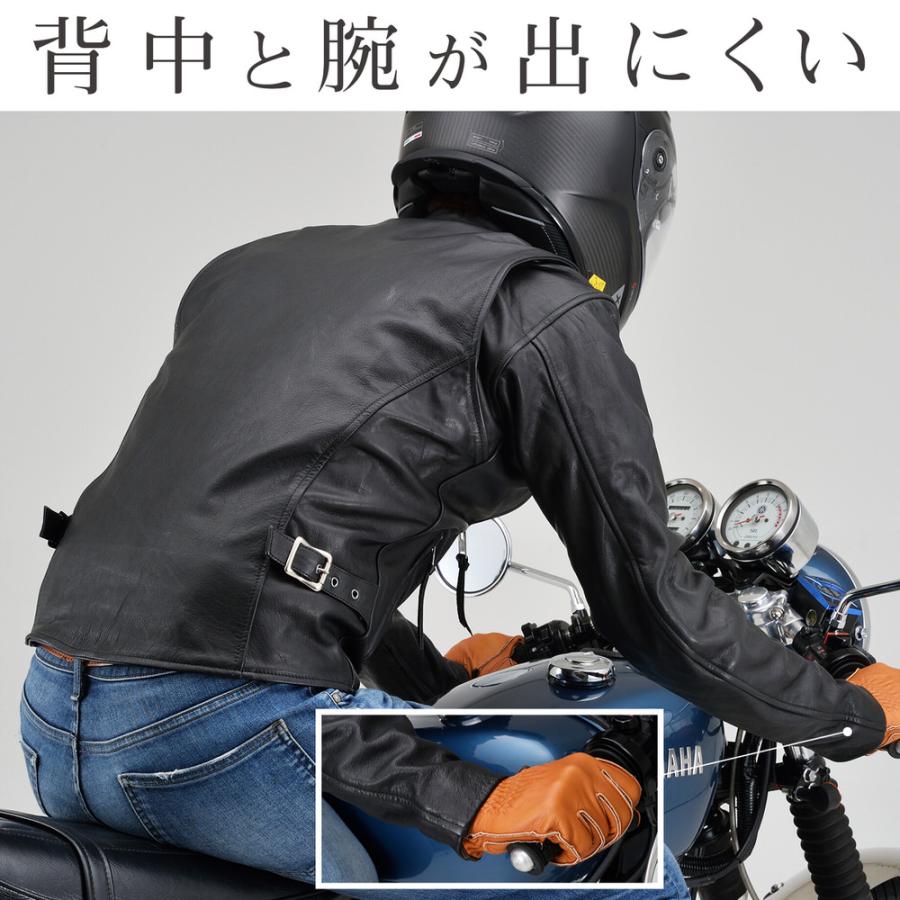 DAYTONA（デイトナ） DL-003 ダブルライダースジャケット ブラック 2XL
