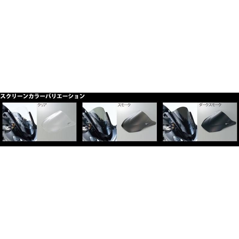 スクリーン スポーツツーリング ダークスモーク ゼログラビティ（ZERO
