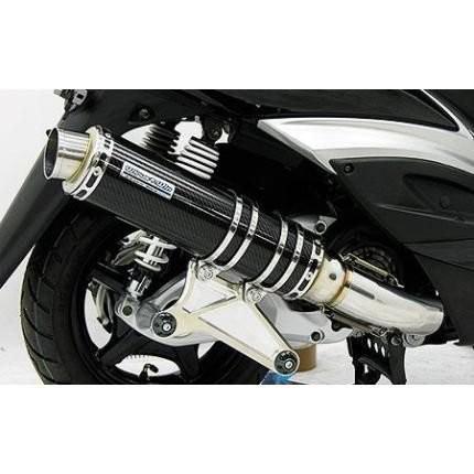 シグナスX（1型）国内SE12J アルティメットマフラー ブラックカーボン仕様 ウイルズウィン（WirusWin）の画像