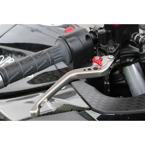 CBR250R MC17/MC19 アジャストレバーセット 3D レバー：チタン SSK