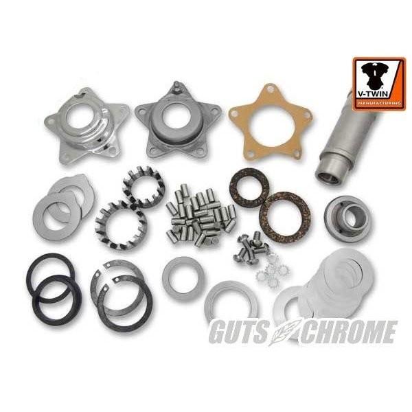 44-0413 スターハブリビルトキット クローム V-TWIN その他ブレーキパーツ-車、バイク、自転車-ブレーキパーツ