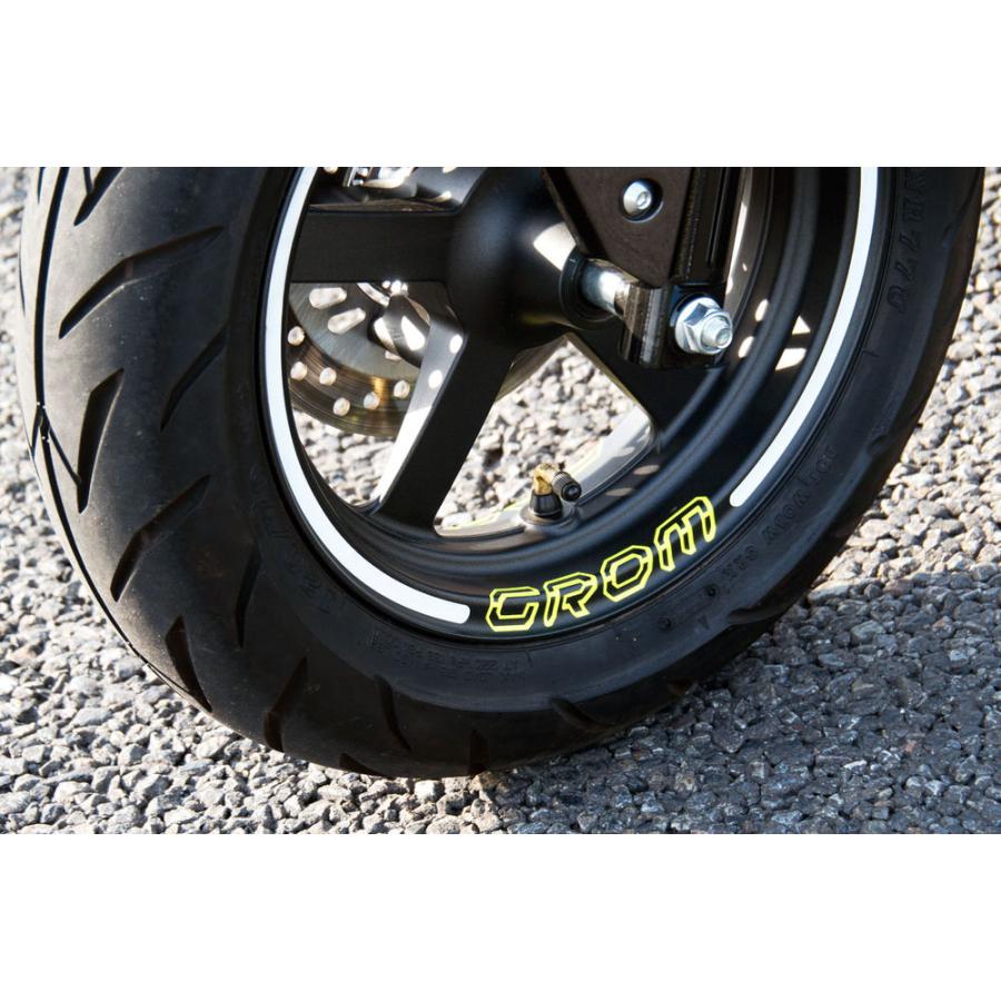 リムステッカー リフイエロー WORLD WALK（ワールドウォーク） GROM（グロム）JC92