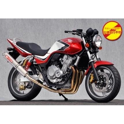 SPEC-A 割り増し金～版IIえり巻き/スピード競技専用 YAMAMOTO RACING（ヤマモトレーシング） CB400空想科学小説 Revo（08年〜） マフラー-バイク-車、バイク、自転車