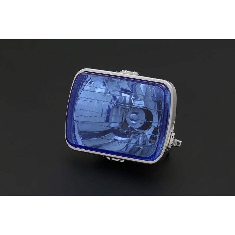 ヘッドランプ スクエアタイプ ブルー PMC（ピーエムシー