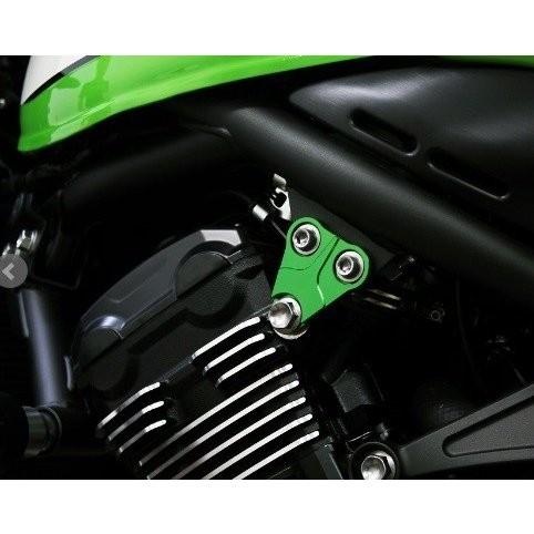 エンジンハンガー フロント 左右セット ブルー SSK SPEEDRA（スピードラ） Z900RS/CAFEの画像