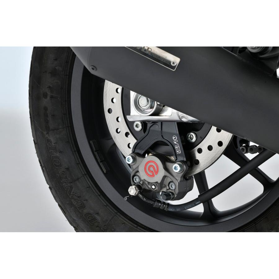 レブル500（Rebel500）17年 リアキャリパーサポート ブレンボ2P用　ブラック OVER（オーバーレーシング）