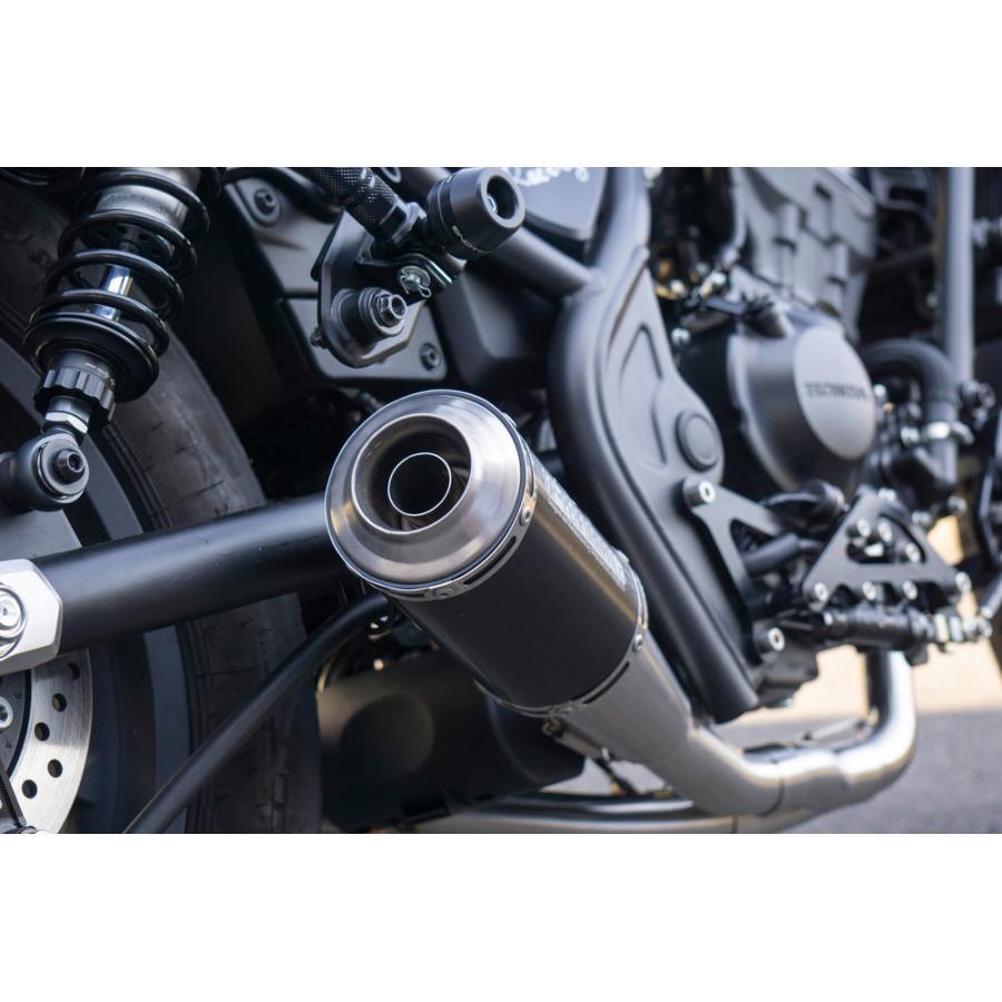 Y Y オーバーレーシング　Rebel250 マフラー SSメガホンマフラー BLK スリップオン Rebel250(23-)/S Edition