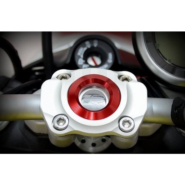 DUCATI Scrambler800（スクランブラー） ハンドルクランプ ブラック/ブラック（HC-DU-01-BK/BK） RIDEA（リデア）