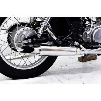 SR400キャブ車 US-T900タイプマフラー スリップオンタイプASAKURA